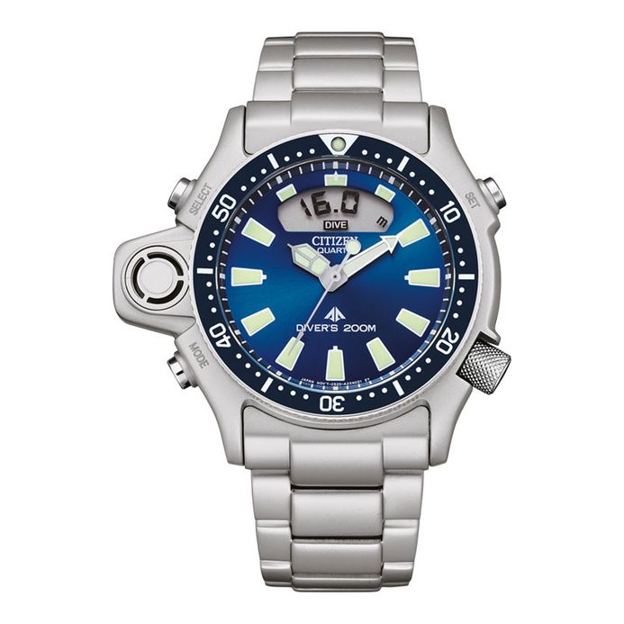 Citizen Promaster JP2000-67L Aqualand Blue Dial Stainless Steel Strap