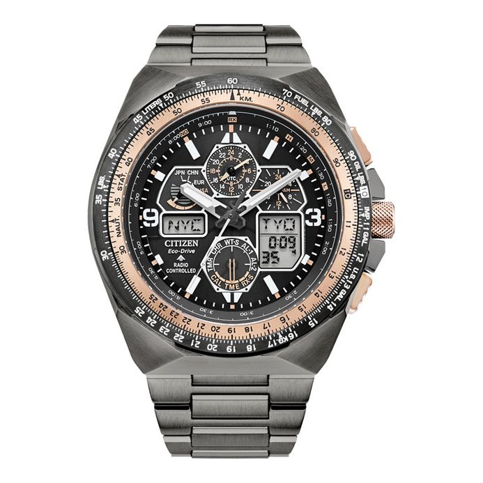 銀メダル Citizen Promaster JY8146-54E Skyhawk A-T Digital Analog Dial