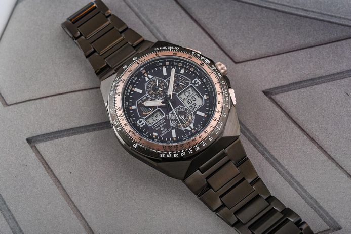Citizen Promaster JY8146-54E Skyhawk A-T Digital Analog Dial Gunmetal St Strap Limited Edition