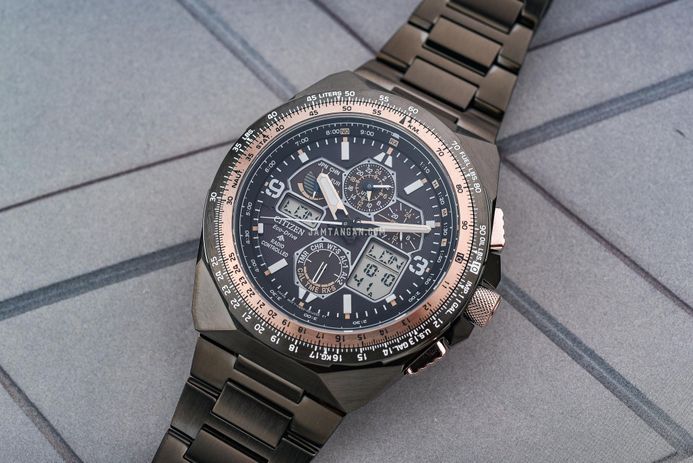 Citizen Promaster JY8146-54E Skyhawk A-T Digital Analog Dial Gunmetal St Strap Limited Edition