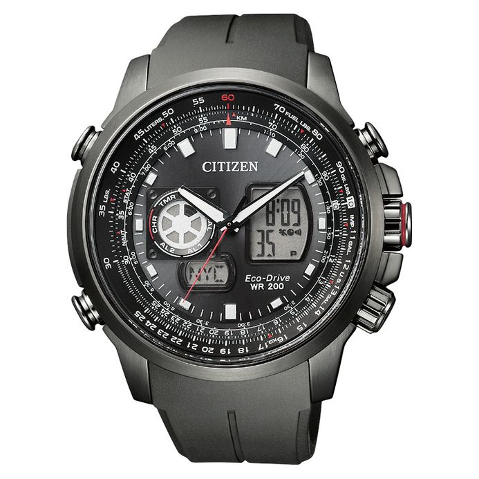 Citizen JZ1066-02E Promaster Sky World Time Chronograph Ana-Digi