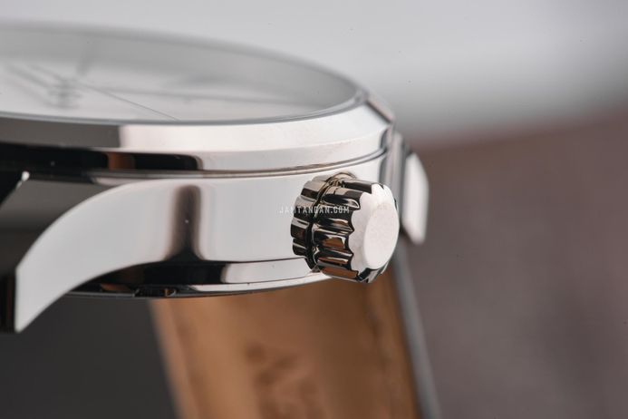 Citizen Mechanical NH8350-08B Automatic White Dial Black Leather Strap