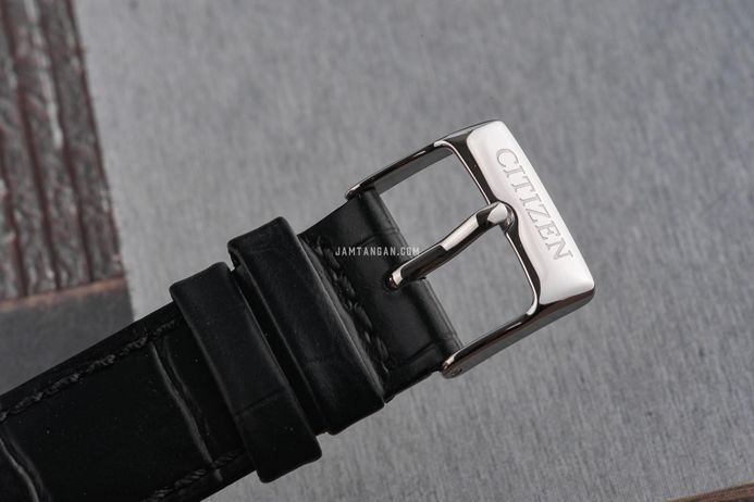 Citizen Mechanical NH8350-08B Automatic White Dial Black Leather Strap