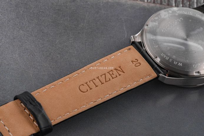 Citizen Mechanical NH8350-08B Automatic White Dial Black Leather Strap