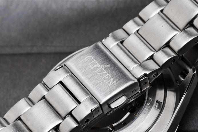Citizen C7 Mechanical NH8391-51Z Crystal Seven Reissue Men Yellow Dial Stainless Steel Strap