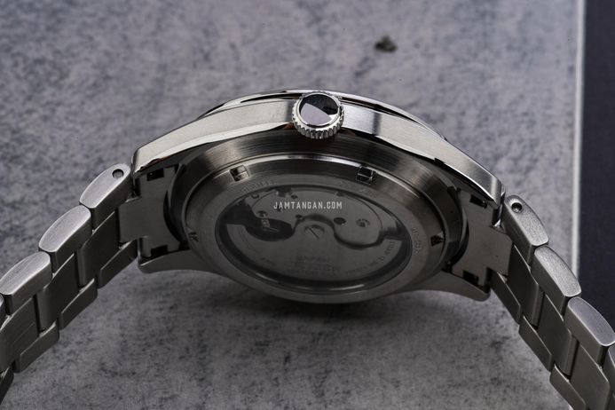 Citizen C7 Mechanical NH8391-51Z Crystal Seven Reissue Men Yellow Dial Stainless Steel Strap