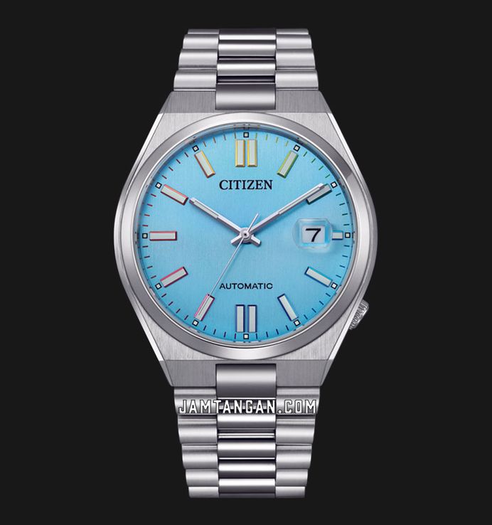Citizen Mechanical NJ0151-53L Automatic Men Tsuyosa Light Blue Dial Stainless Steel Strap