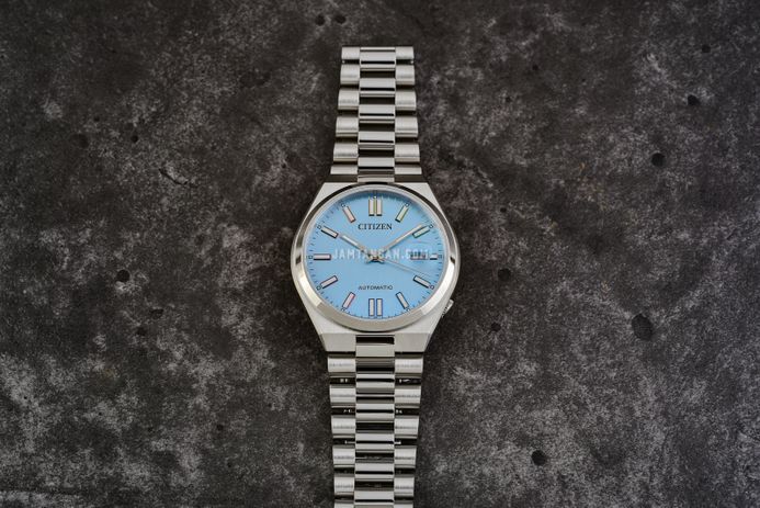 Citizen Mechanical NJ0151-53L Automatic Men Tsuyosa Light Blue Dial Stainless Steel Strap