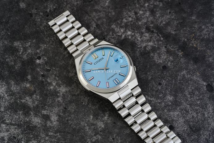 Citizen Mechanical NJ0151-53L Automatic Men Tsuyosa Light Blue Dial Stainless Steel Strap