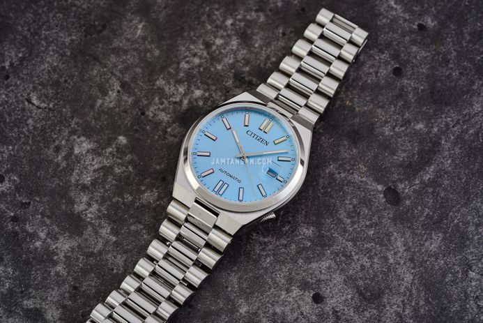 Citizen Mechanical NJ0151-53L Automatic Men Tsuyosa Light Blue Dial Stainless Steel Strap