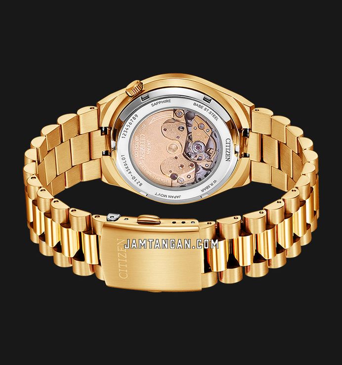 Citizen Mechanical NJ0153-82X Automatic Men Tsuyosa Red Dial Rose Gold Stainless Steel Strap