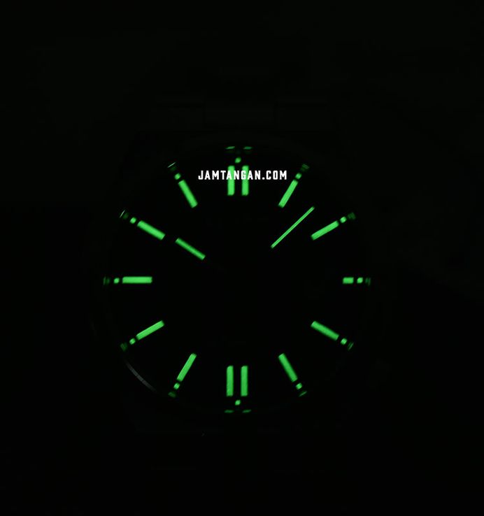 Citizen Mechanical NJ0159-86X Automatic Men Tsuyosa Green Camouflage Dial Stainless Steel Strap