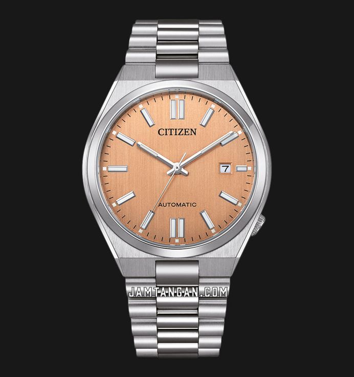 Citizen Mechanical NJ0159-86Z Automatic Men Tsuyosa Salmon Dial Stainless Steel Strap