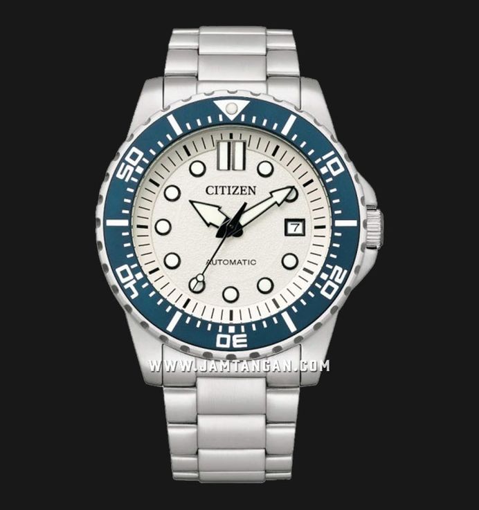 Citizen Mechanical NJ0171-81A Automatic Men White Dial Stainless Steel Strap