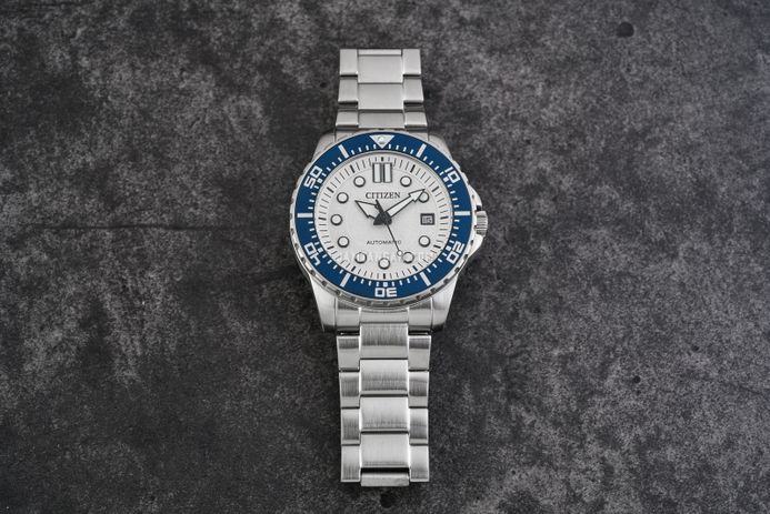 Citizen Mechanical NJ0171-81A Automatic Men White Dial Stainless Steel Strap