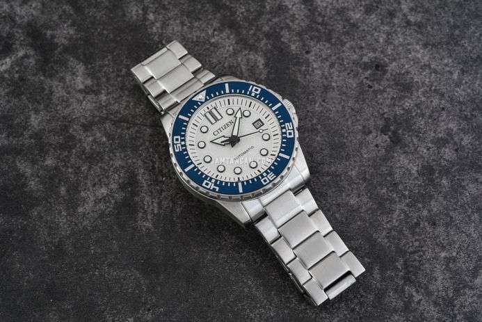 Citizen Mechanical NJ0171-81A Automatic Men White Dial Stainless Steel Strap
