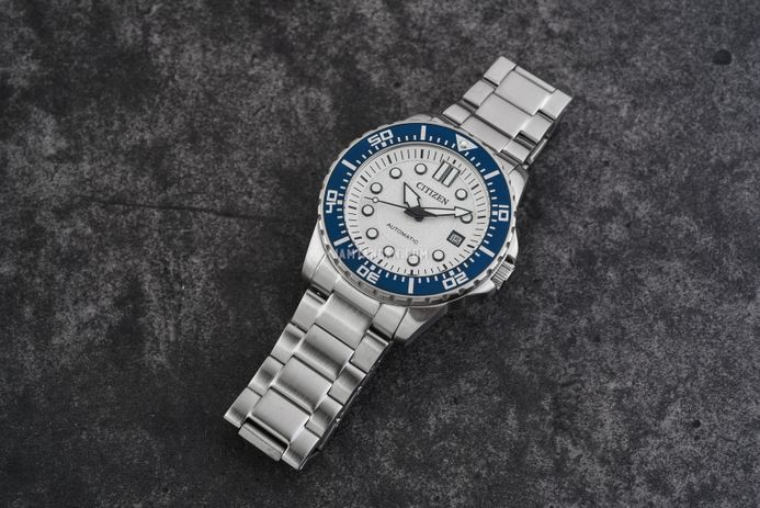 Citizen Mechanical NJ0171-81A Automatic Men White Dial Stainless Steel Strap