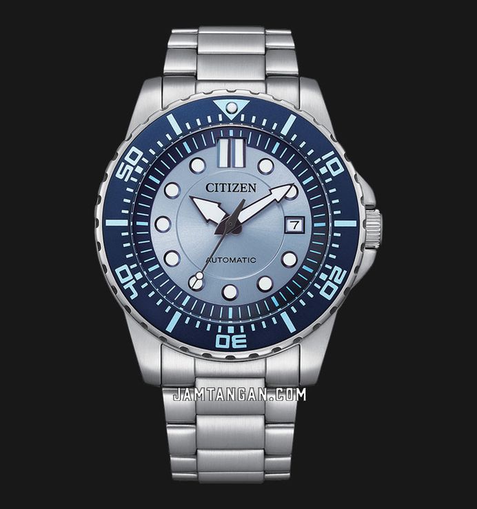 Citizen Mechanical NJ0178-81M Automatic Men Blue Dial Stainless Steel Strap