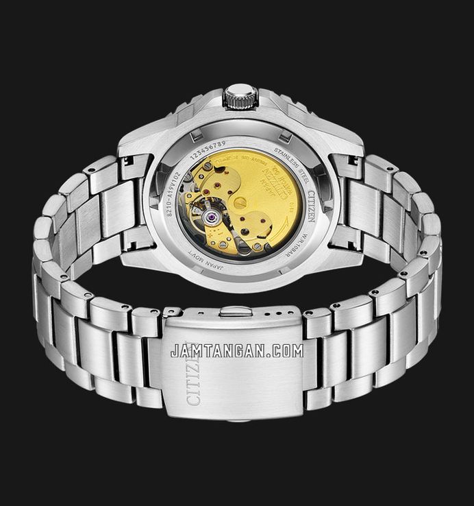 Citizen Mechanical NJ0178-81M Automatic Men Blue Dial Stainless Steel Strap