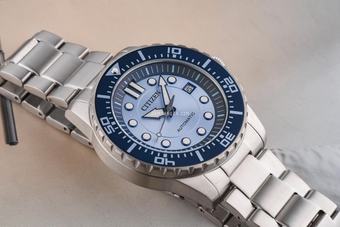 Citizen Mechanical NJ0178-81M Automatic Men Blue Dial Stainless Steel Strap
