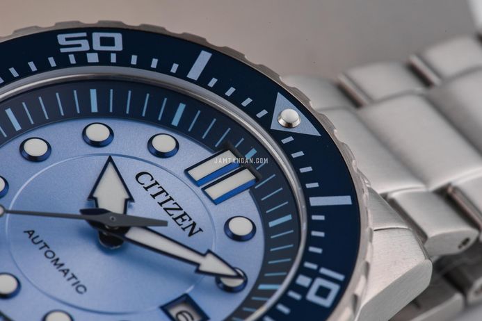 Citizen Mechanical NJ0178-81M Automatic Men Blue Dial Stainless Steel Strap