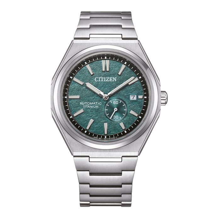 【メンテ済み・動作正常】CITIZENパタパタ時計 リーフタイム018 Citizen Mechanical NJ0180-80X Zenshin Super Titanium Small Seconds