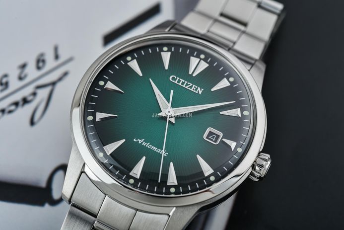 Citizen Mechanical NK0007-88X Kuroshio 64 Series Green Dial