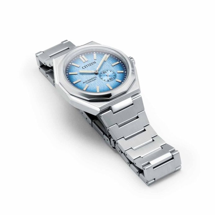 Citizen Mechanical NK5020-58L Super Titanium Zenshin 60 Grey Blue