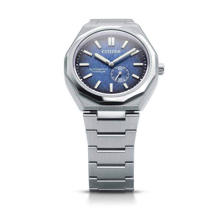 Citizen Mechanical NK5020-58M Super Titanium Zenshin 60 Blue Dial