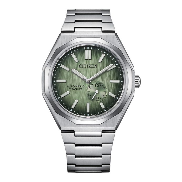 Citizen Mechanical NK5020-58X Super Titanium Zenshin 60 Green Dial