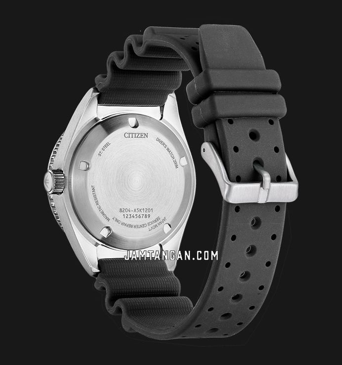 Citizen Promaster NY0120-01E Men Black Dial Black Rubber Strap