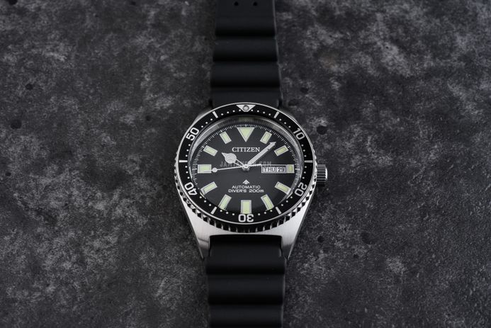 Citizen Promaster NY0120-01E Men Black Dial Black Rubber Strap