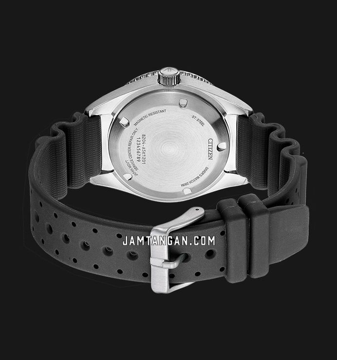Citizen Promaster NY0120-01X Automatic Men Yellow Gradient Dial Black Rubber Strap
