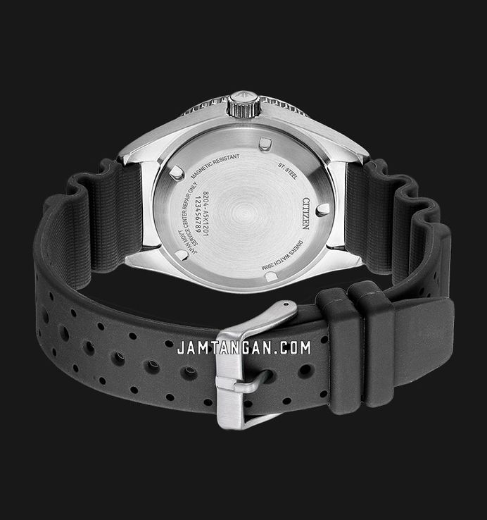 Citizen Promaster NY0120-01Z Automatic Men Orange Gradient Dial Black Rubber Strap