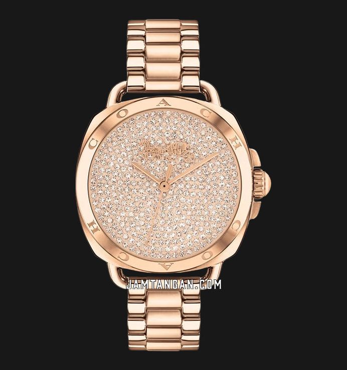 Coach tatum rose gold watch sale