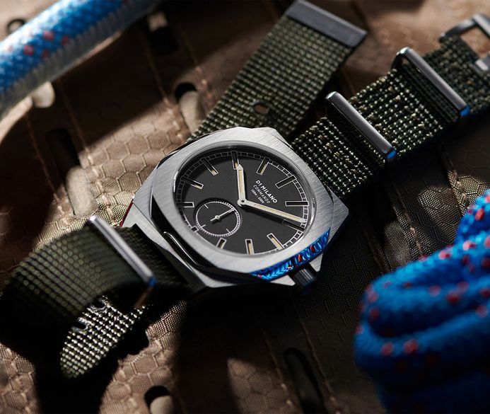 時計 D1 MILANO COMMANDO TANK D1 MILANO TANK COMMANDO 38 MM ARMYN GREEN STRAP