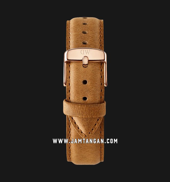 Daniel Wellington Classic DW00100109 Durham Eggshell White Dial Light Brown Leather Strap