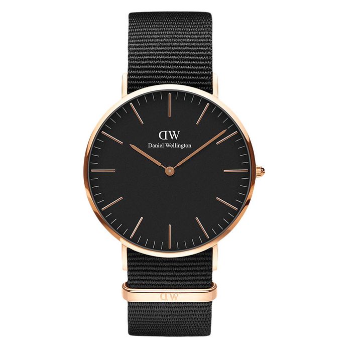 Daniel Wellington Classic DW00100148 Cornwall Black Dial Black
