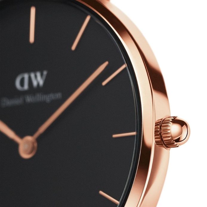 Daniel Wellington Petite DW00100201 Ashfield Black Dial Black