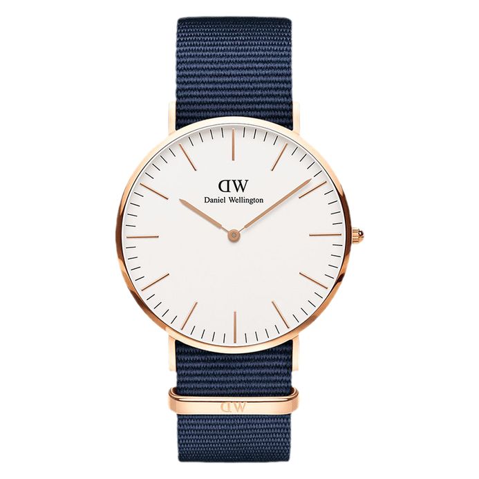 Daniel Wellington Classic DW00100275 Bayswater 40mm White Dial