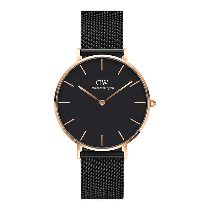 Daniel Wellington Petite DW00100307 Ashfield Black Dial Black