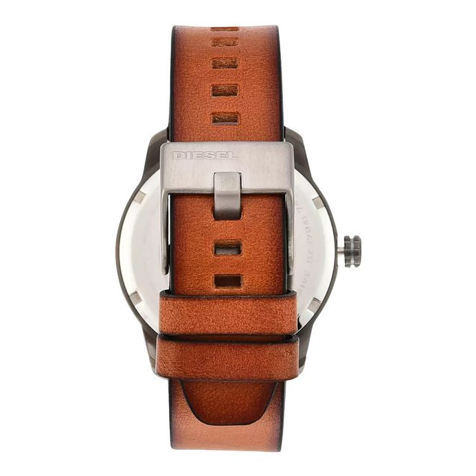 Diesel Armbar DZ1784 Men Blue Dial Brown Leather Strap  display picture 3