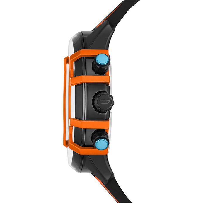 Diesel Griffed DZ4562 Chronograph Men Black Dial Dual Tone Nylon