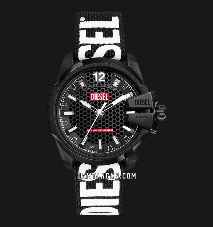 Diesel Baby Chief DZ4653 Solar Black Dial Black rPET Strap