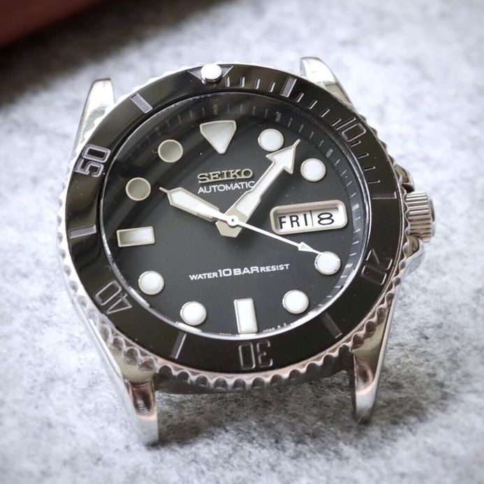 Seiko Skx031 Dial DLW Bezel For Seiko Type SKX007 Sub Black