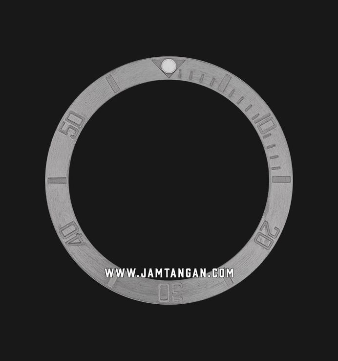 DLW Bezel for Seiko Type SKX007 - SLOPE-BI-CI-007-SUB-BRUSHED-STEALTH