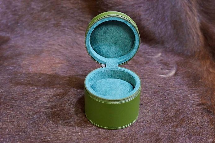 Kotak Jam Tangan Driklux 1W-YT-GG Green PU Leather Box