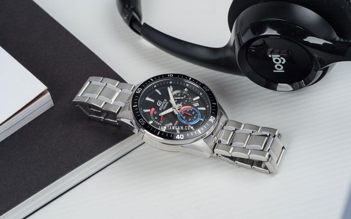 Casio Edifice EFR-552D-1A3 EFR-552D-1A3VUDF Men Chronograph Black