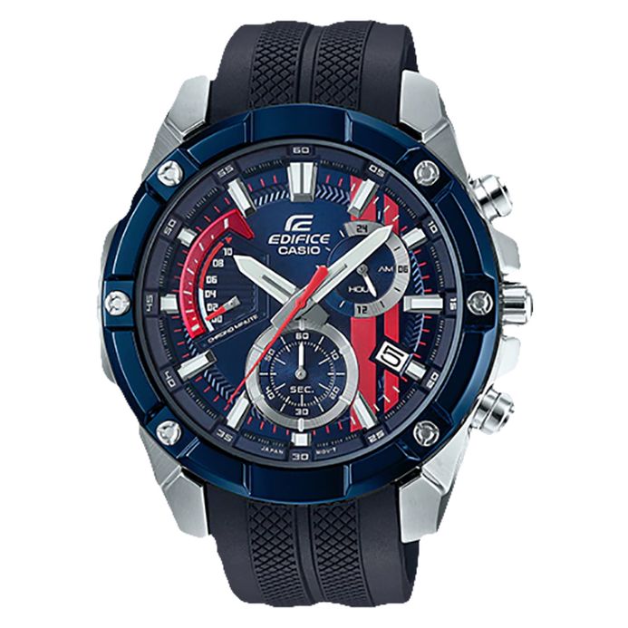Casio Edifice EFR-559TRP-2AER Scuderia Toro Rosso Limited Edition Analog  Dial Black Resin Strap