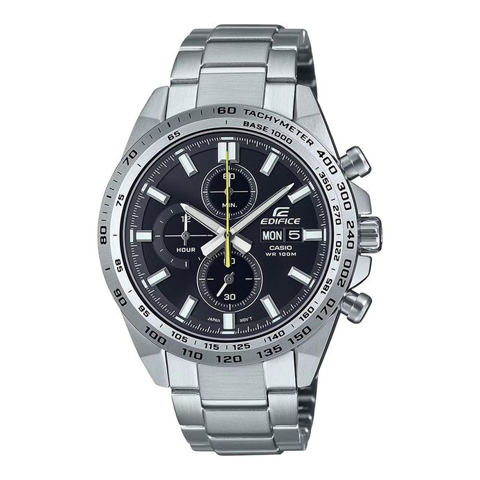 Casio Edifice EFR-574D-1AVUDF Chronograph Black Dial Stainless Steel Band